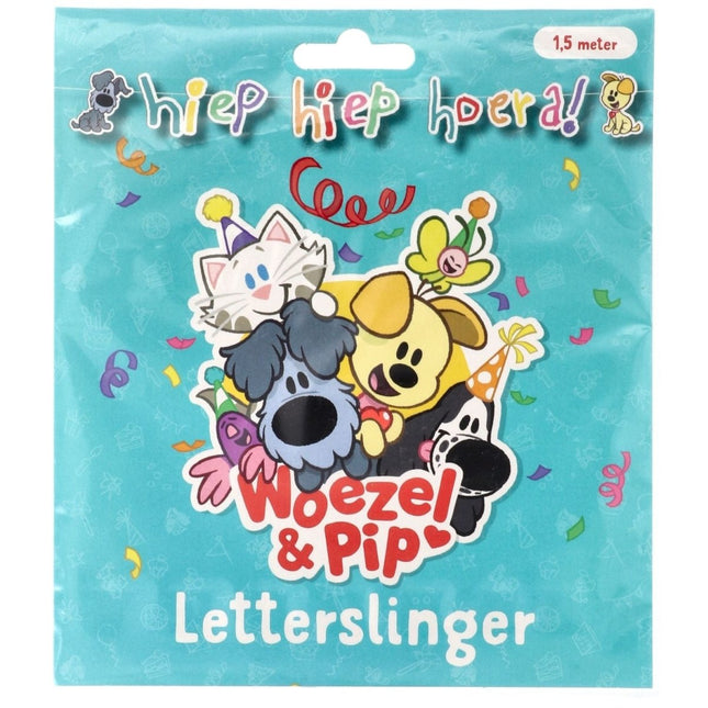 Woezel En Pip Letterslinger 2m van Folat koop je bij Partywinkel