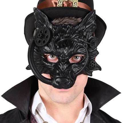 Wolf Masker Zwart van Widmann koop je bij Partywinkel