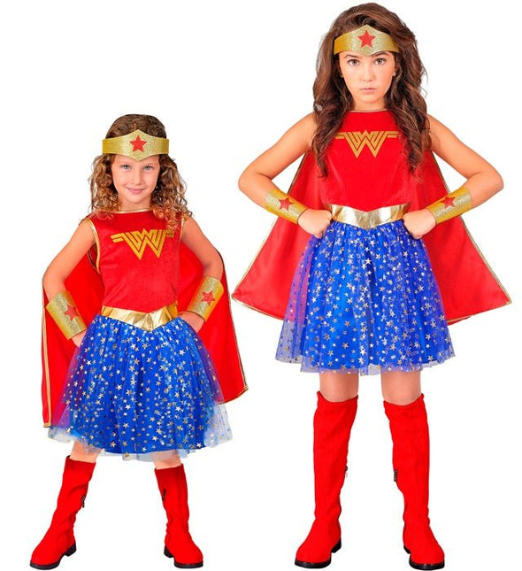 Wonder Girl Rood Blauw van Widmann koop je bij Partywinkel