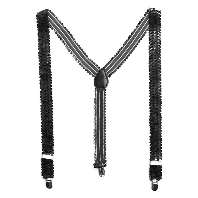 Neon Pailletten Bretels 2,5cm