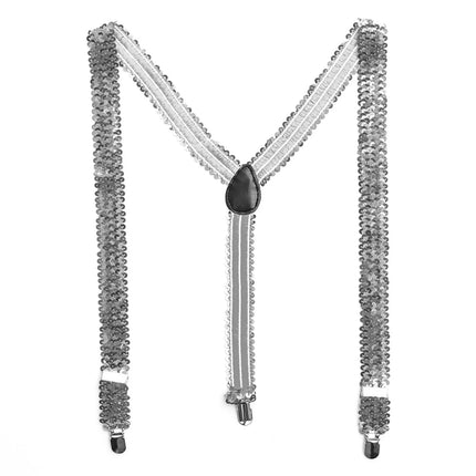 Neon Pailletten Bretels 2,5cm