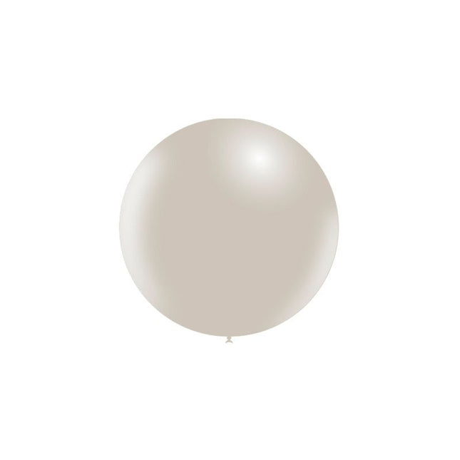 Zandkleurige Reuze Ballon XL Dune 60cm van Balloonia koop je bij Partywinkel