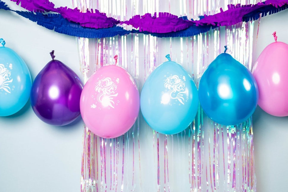 Zeemeermin Ballonnen 30cm 8st van Folat koop je bij Partywinkel