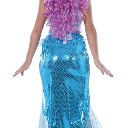 Zeemeermin Kostuum Paars Blauw Dames van Fiestas Guirca koop je bij Partywinkel