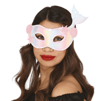 Zeemeermin Masker Roze van Fiestas Guirca koop je bij Partywinkel