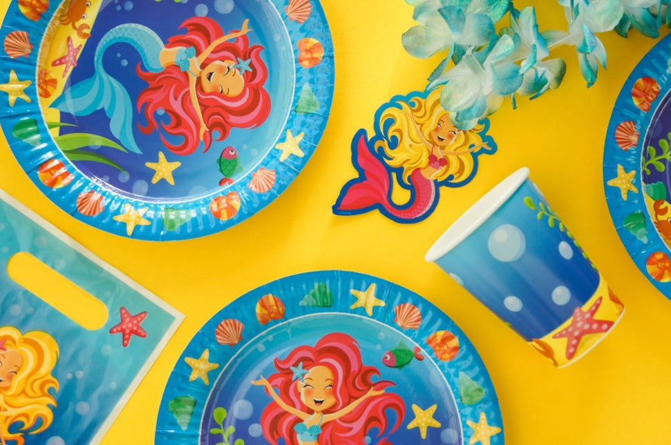 Zeemeermin Servetten Feest 33cm 20st van Folat koop je bij Partywinkel