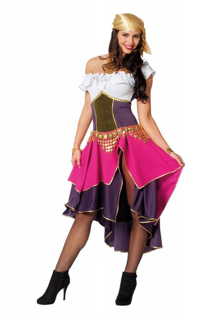 Zigeunerin Jurk van Wilbers & Wilbers koop je bij Partywinkel