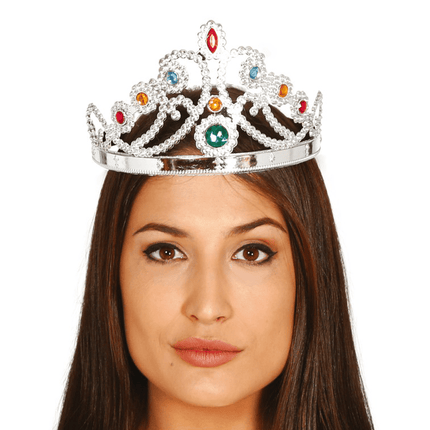 Zilver Kroontje van Fiestas Guirca koop je bij Partywinkel