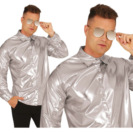 Zilveren Blouse Heren van Fiestas Guirca koop je bij Partywinkel