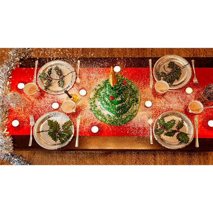 Zilveren Borden 23cm 6st van Boland koop je bij Partywinkel