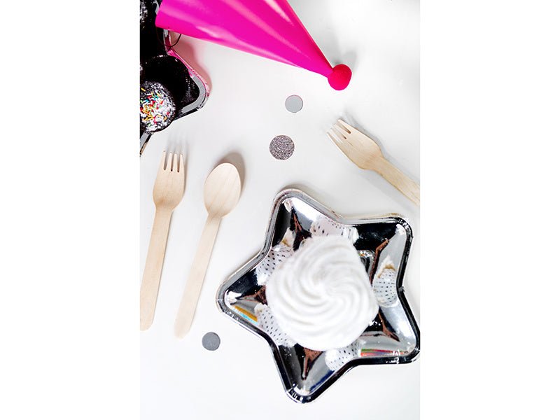 Zilveren Bordjes 18cm 6st van Partydeco koop je bij Partywinkel