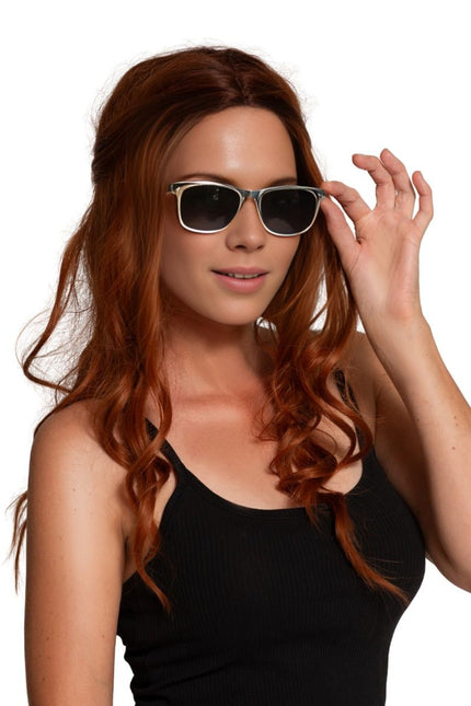 Zilveren Bril Metalic van Partychimp koop je bij Partywinkel