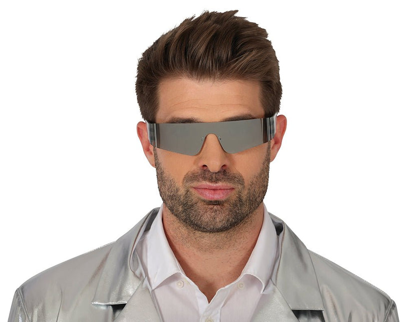 Zilveren Bril Spiegel van Fiestas Guirca koop je bij Partywinkel