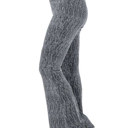 Zilveren Broek Dames Flared Glitter van Wilbers & Wilbers koop je bij Partywinkel