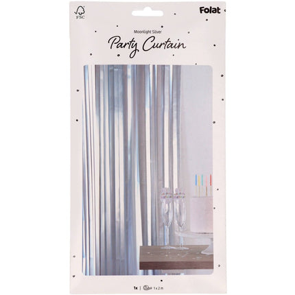 Zilveren Deurgordijn Mat 2m van Folat koop je bij Partywinkel