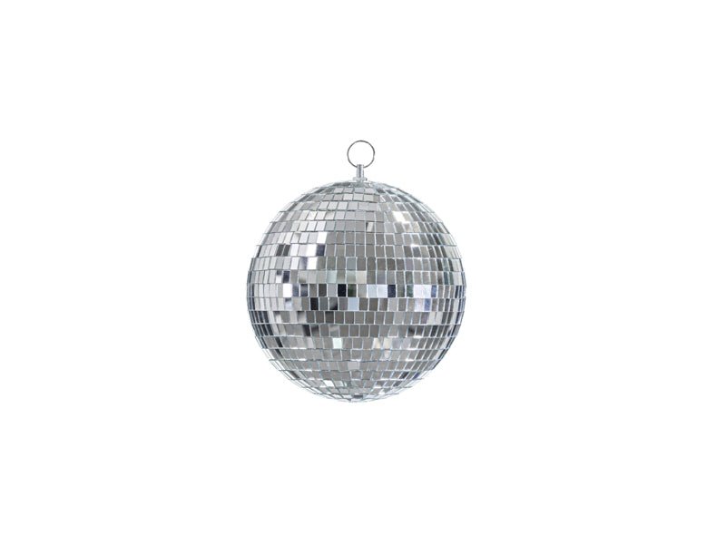Zilveren Discobal 20cm van Partydeco koop je bij Partywinkel