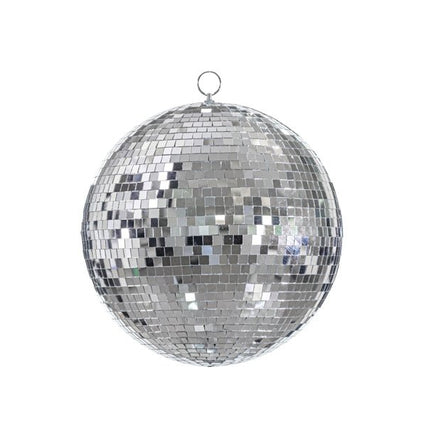 Zilveren Discobal 30cm van Partydeco koop je bij Partywinkel