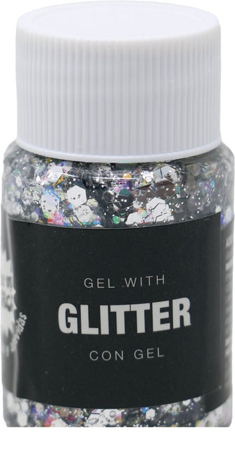Zilveren Glitter Gel van Fiestas Guirca koop je bij Partywinkel