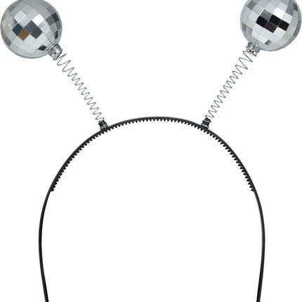 Zilveren Haarband Discobalen van Fiestas Guirca koop je bij Partywinkel
