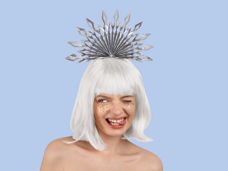 Zilveren Haarband Sneeuwvlok van Partydeco koop je bij Partywinkel