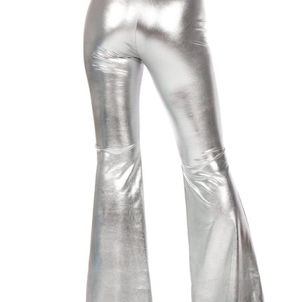 Zilveren Legging Dames Metallic van Wilbers & Wilbers koop je bij Partywinkel