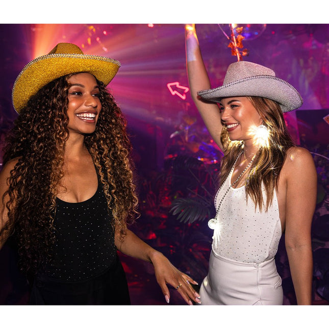 Zilveren Oorbellen Discoballen Led van Boland koop je bij Partywinkel