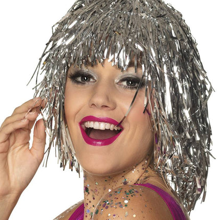 Zilveren Pruik Folie van Boland koop je bij Partywinkel