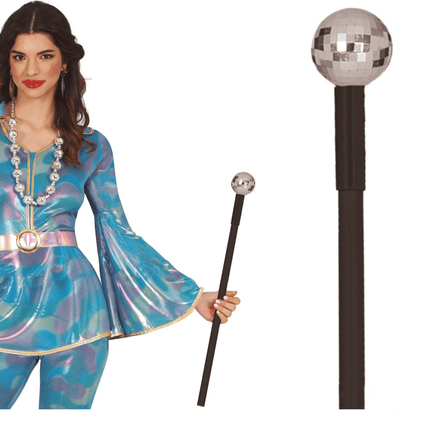 Zilveren Scepter Discobal van Fiestas Guirca koop je bij Partywinkel