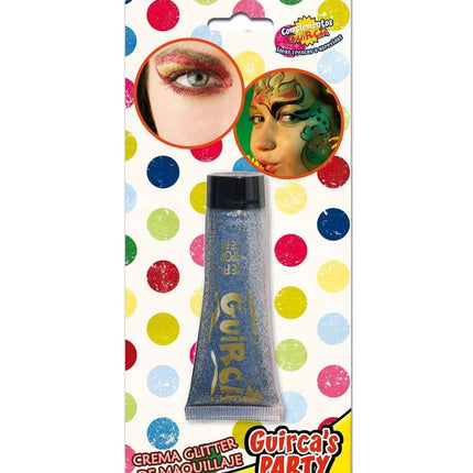 Zilveren Schmink Glitter 20ml van Fiestas Guirca koop je bij Partywinkel