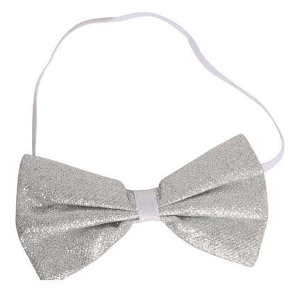 Zilveren Strik 12cm van Fiestas Guirca koop je bij Partywinkel