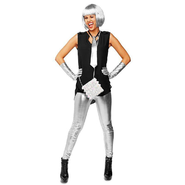 Zilveren Stropdas Glitter Metallic van Folat koop je bij Partywinkel