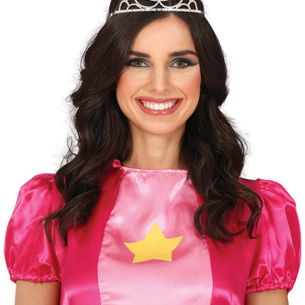 Zilveren Tiara van Fiestas Guirca koop je bij Partywinkel