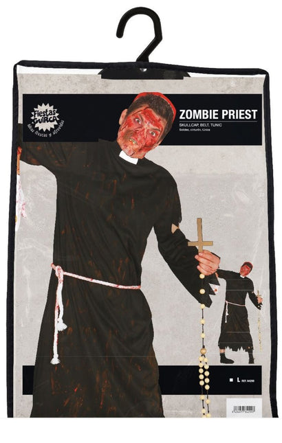 Zombie Halloween Kostuum Heren Priester L van Fiestas Guirca koop je bij Partywinkel