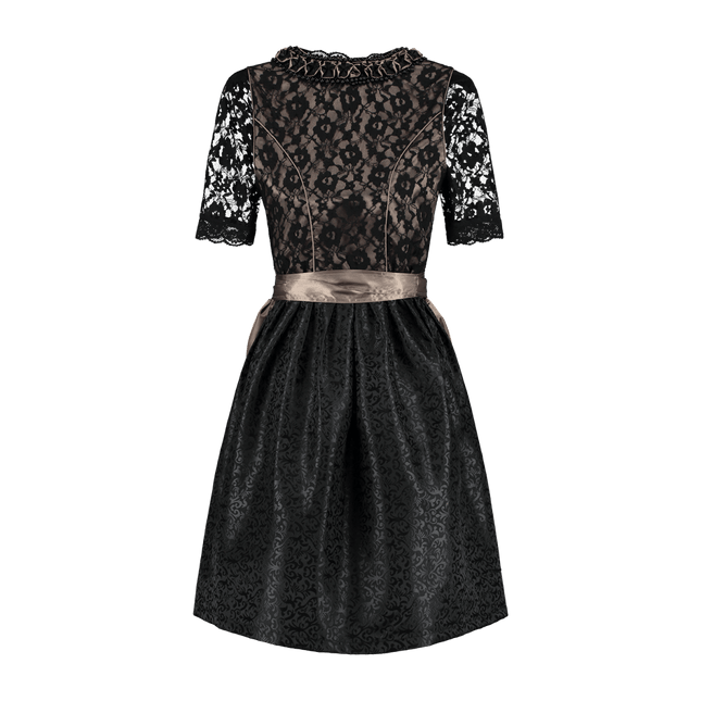 Zwart Bruine Dirndl Jurk Oktoberfest Dames van Haus Huberts koop je bij Partywinkel