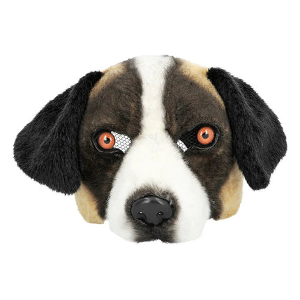 Zwart Bruine Masker Bernard Pluche van Boland koop je bij Partywinkel