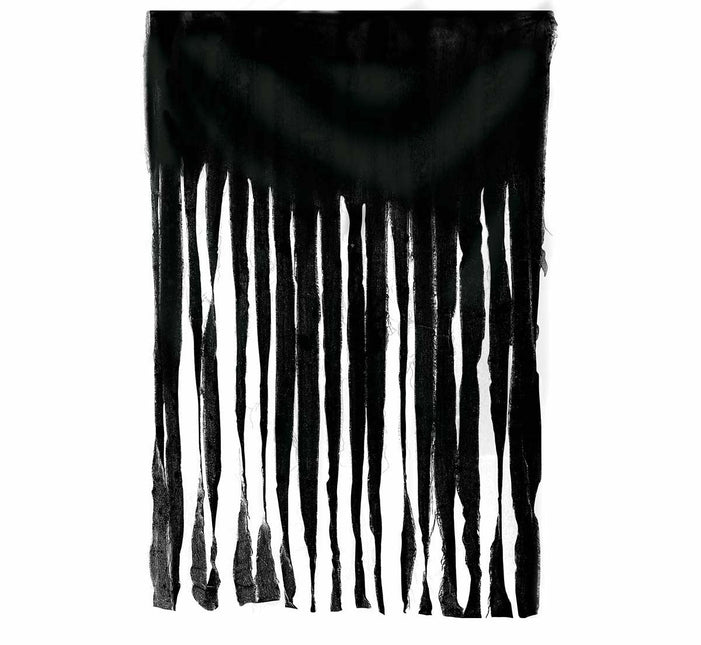 Zwart Deurgordijn Stof 2m van Fiestas Guirca koop je bij Partywinkel