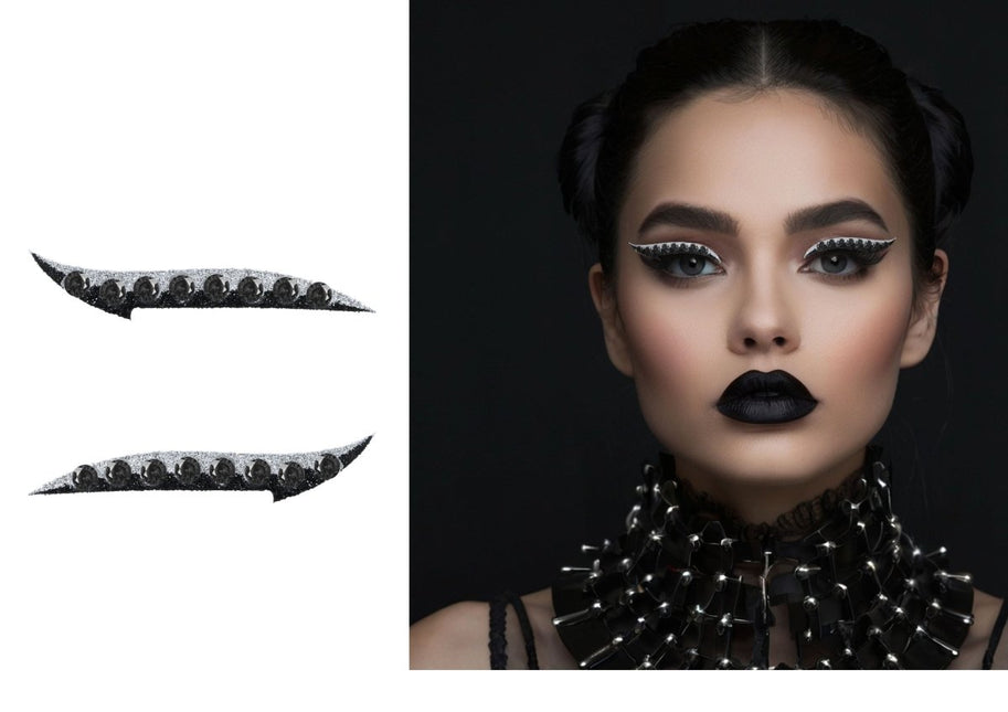 Zwart Gezicht Stickers Eyeliner van Fiestas Guirca koop je bij Partywinkel