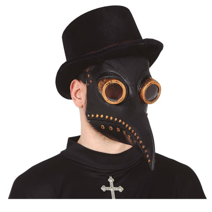 Zwart Masker Pest van Fiestas Guirca koop je bij Partywinkel