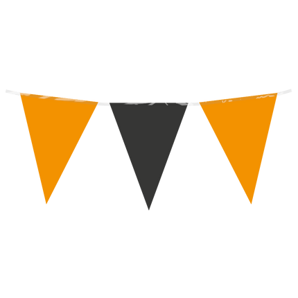 Zwart Oranje Slinger 10m van Paper Dreams koop je bij Partywinkel