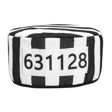 Zwart Witte Accessoireset Gevangene 3 delig van Boland koop je bij Partywinkel