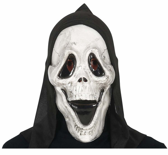 Zwart Witte Halloween Masker Spook van Fiestas Guirca koop je bij Partywinkel