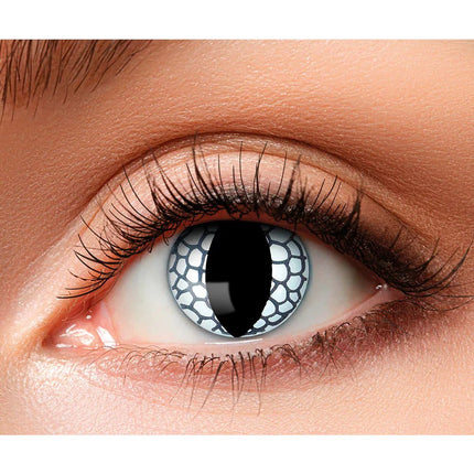 Zwart Witte Kleurlenzen Draak van Boland koop je bij Partywinkel