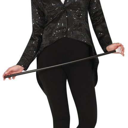 Zwarte Blazer Dames Pailletten van Fiestas Guirca koop je bij Partywinkel