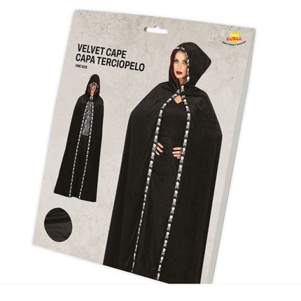 Zwarte Cape Fluweel 1,5m van Fiestas Guirca koop je bij Partywinkel