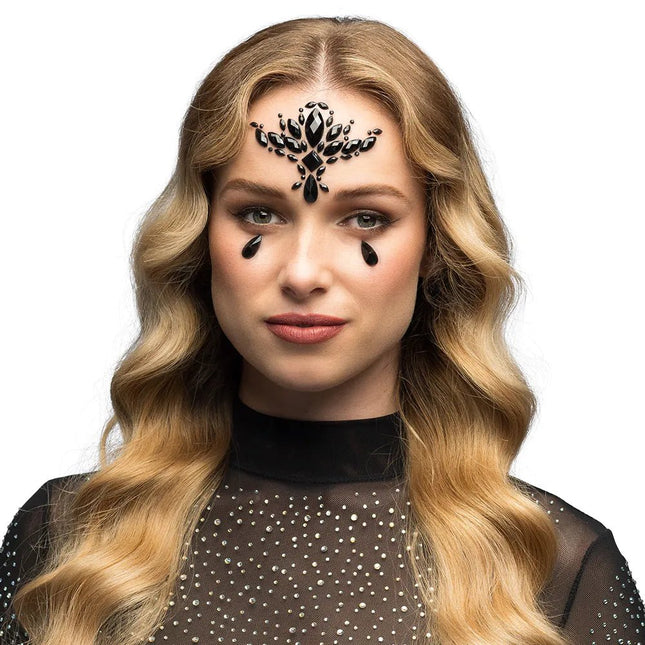 Zwarte Gezicht Stickers Madeline van Boland koop je bij Partywinkel