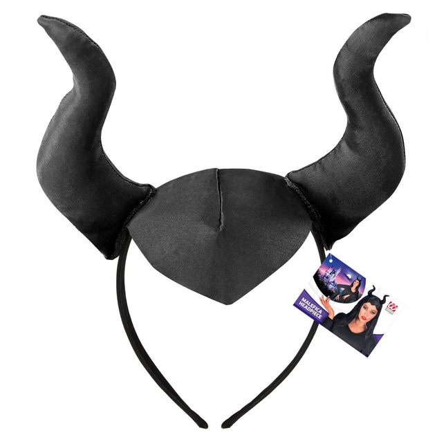 Zwarte Haarband Maleficia van Widmann koop je bij Partywinkel