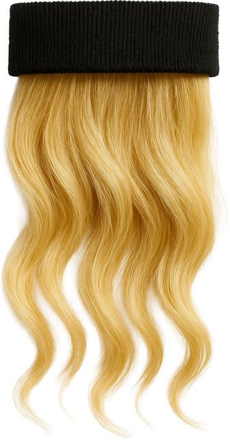 Zwarte Haarband Met Blonde Haren van Fiestas Guirca koop je bij Partywinkel