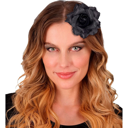 Zwarte Haarbloem van Widmann koop je bij Partywinkel