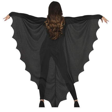 Zwarte Halloween Cape Vleermuis van Fiestas Guirca koop je bij Partywinkel