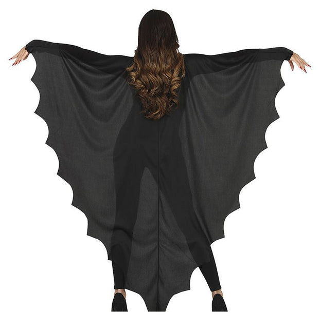 Zwarte Halloween Cape Vleermuis van Fiestas Guirca koop je bij Partywinkel